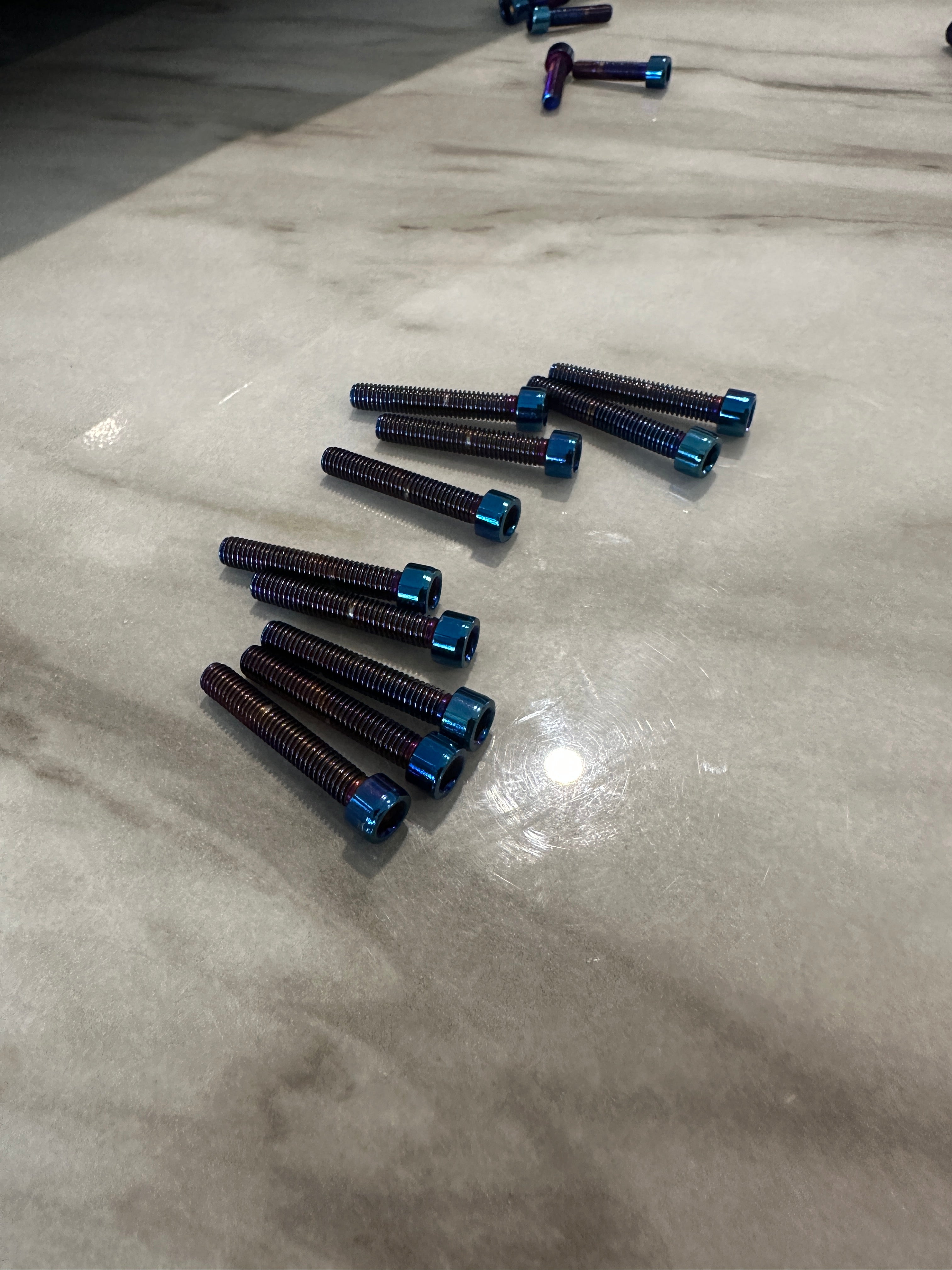 light bee x controller mount titanium bolts (set of 2)