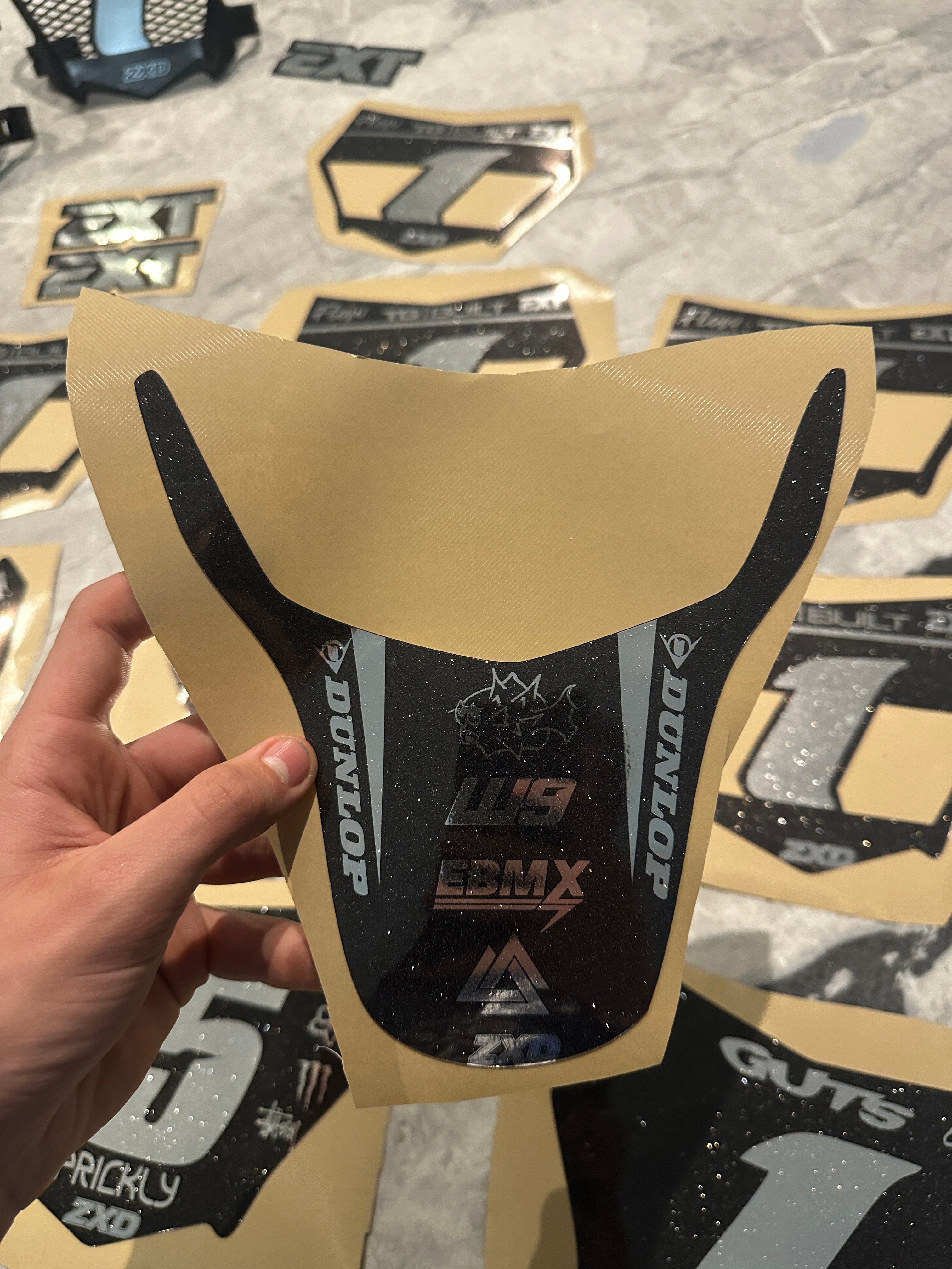 Surron light bee rear fender decal