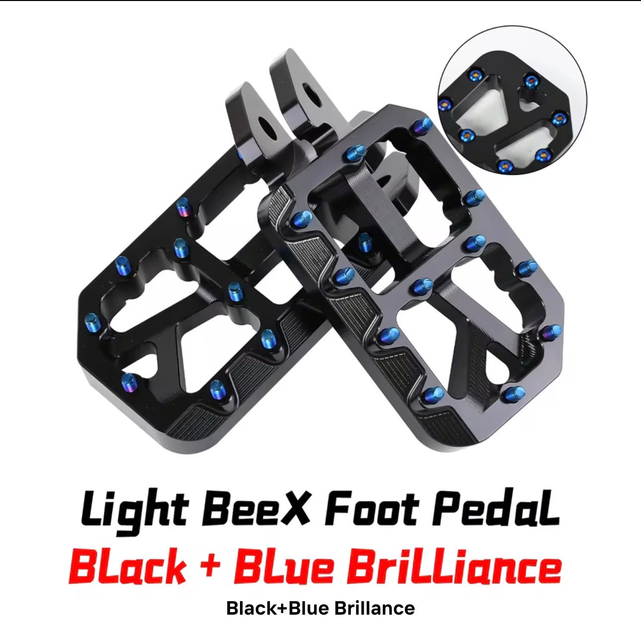 Surron light bee x prickly style wide foot pegs