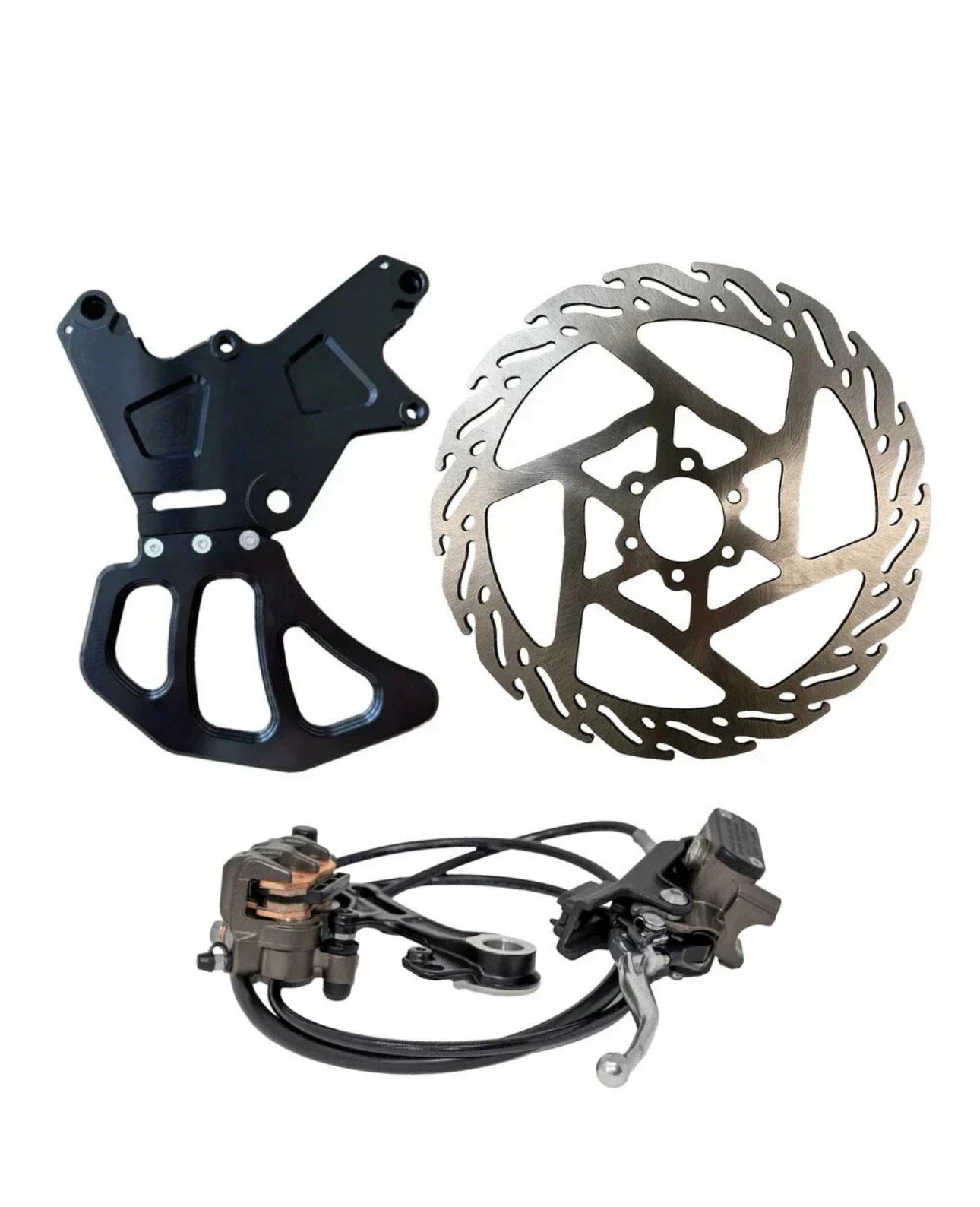 Surron light bee x Rear Moto Brake Kit - dual caliper Kit (ultra bee brakes)