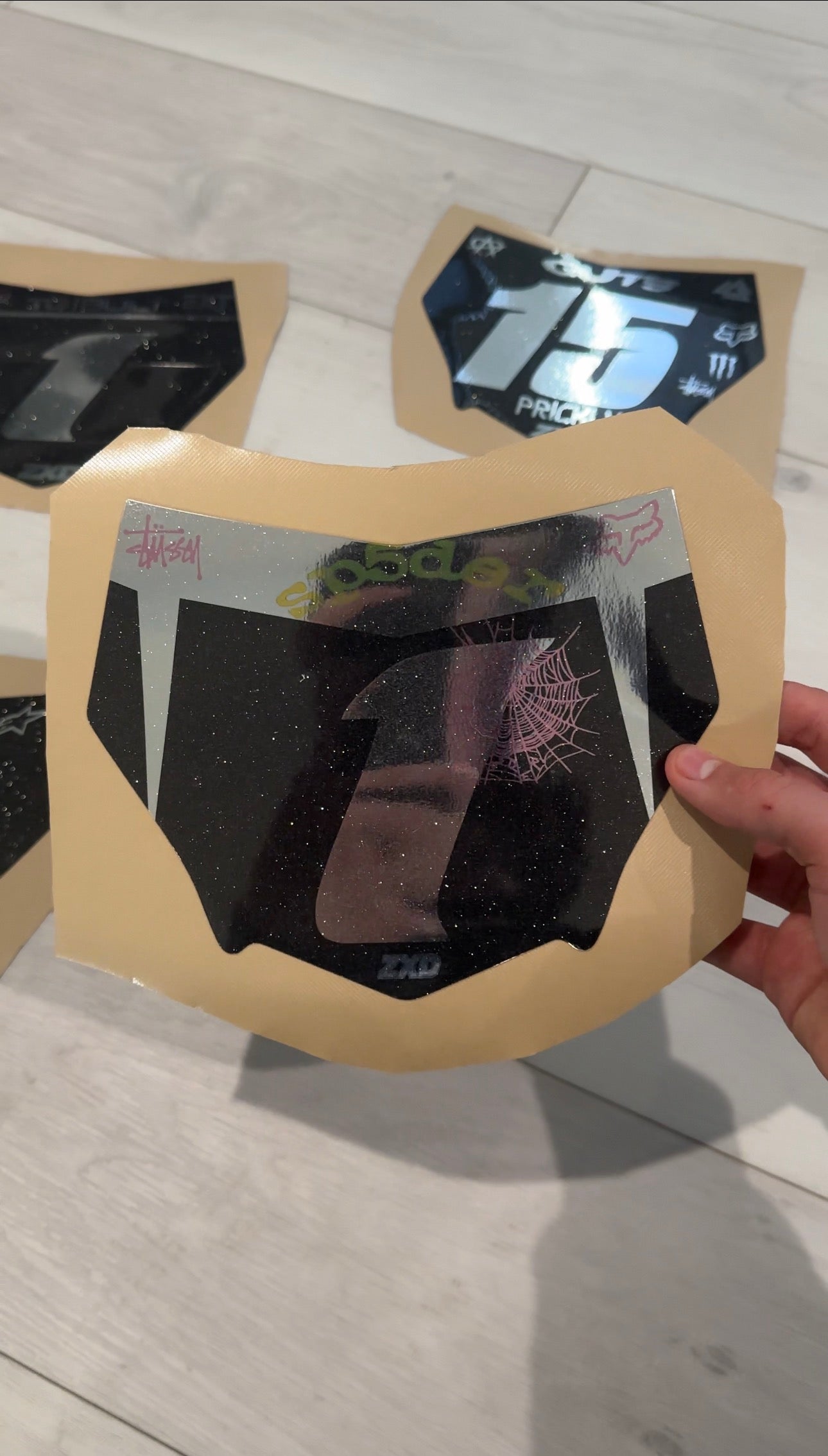 Spider motocutz decal