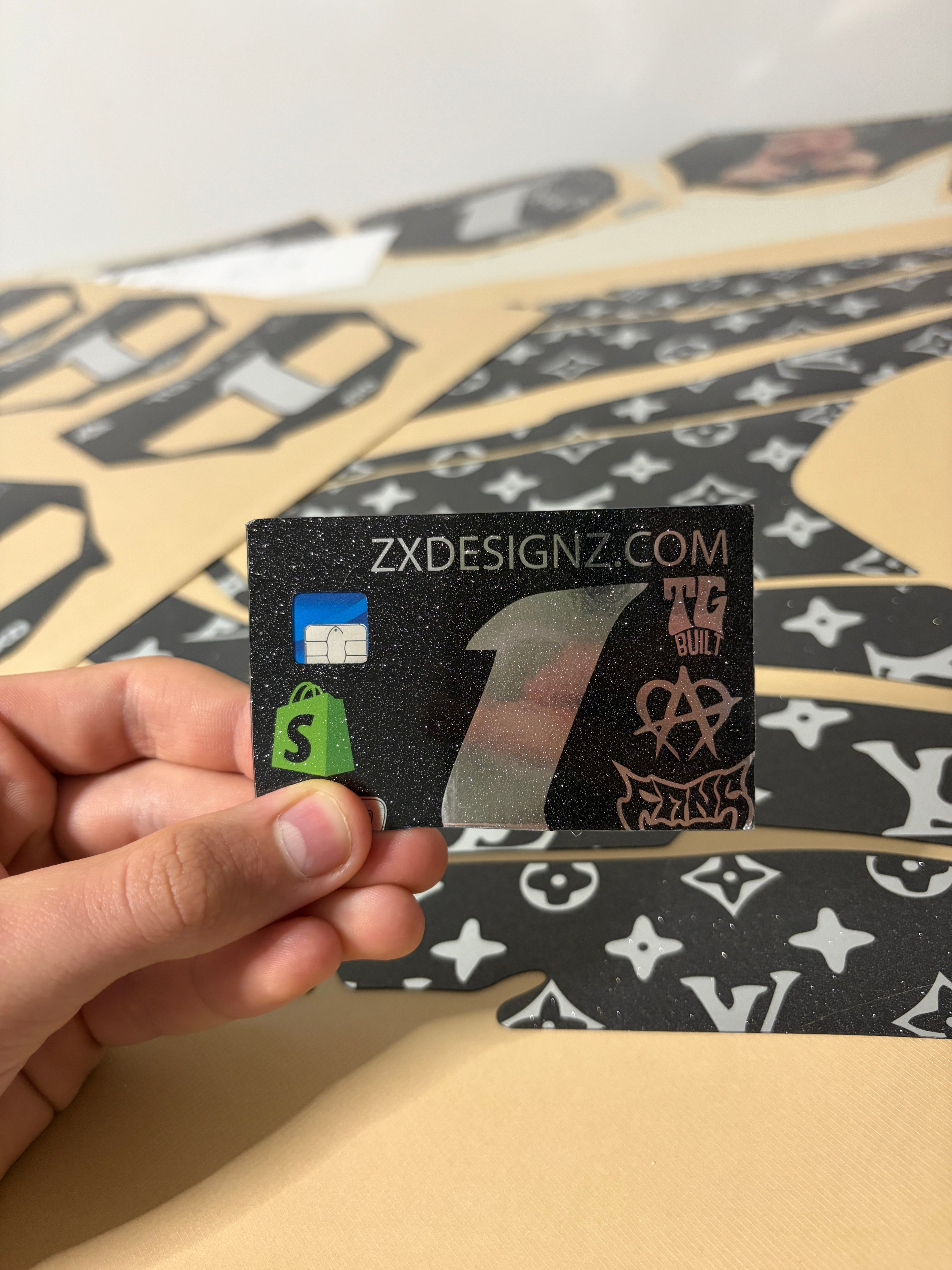 Credit/Debit card decal